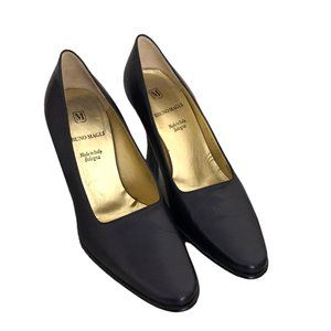 Vintage Bruno Magli Italian Leather Purple Pumps Heels Sz Eu 36 US 6